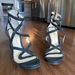 Jessica Simpson Black Heels